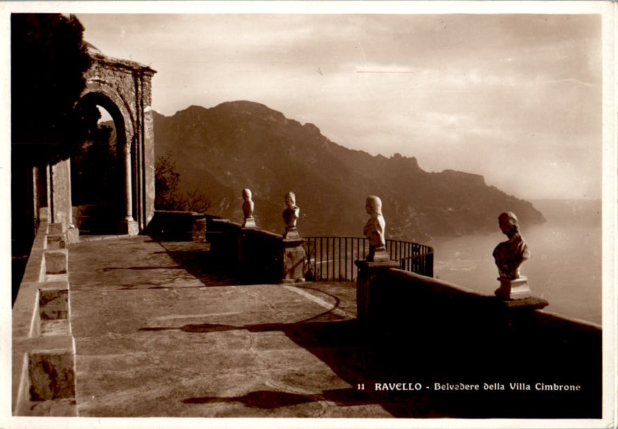 ravello, belvedere della villa cimbrone