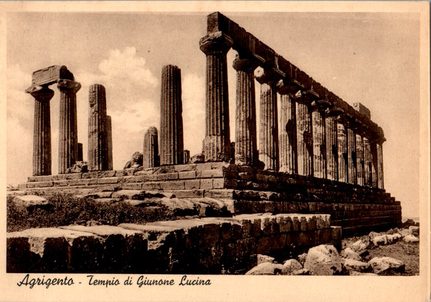 agrigento, tempio di giunone lucina