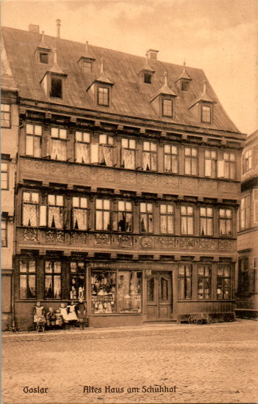 goslar, altes haus am schuhhof