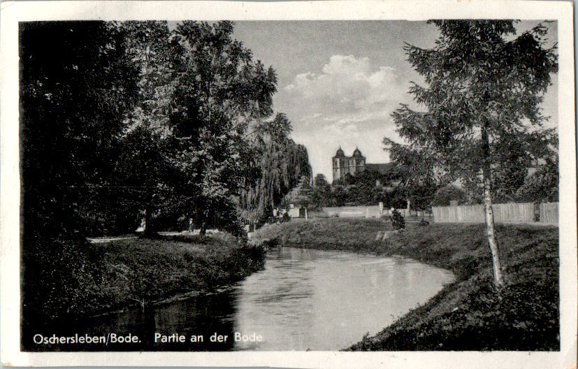 oschersleben/bode, partie an der bode