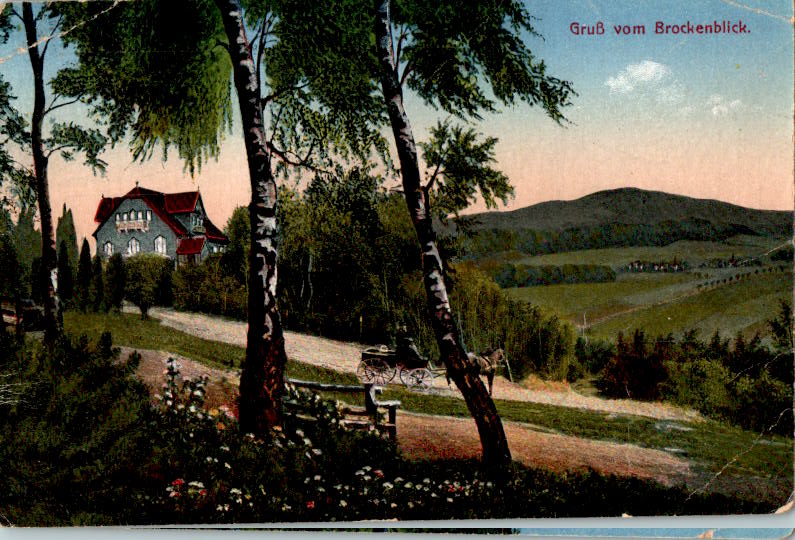 gruß vom brockenblick, bahnpost