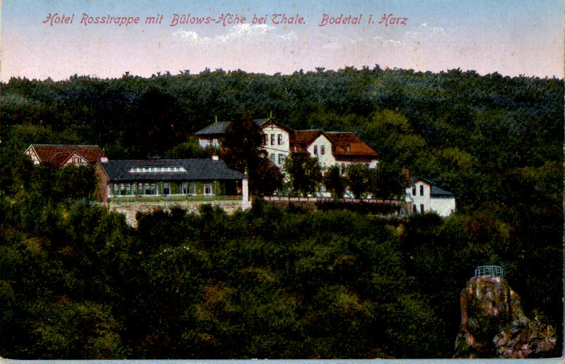 hotel rosstrappe mit bülows-höhe bei thale, bodetal