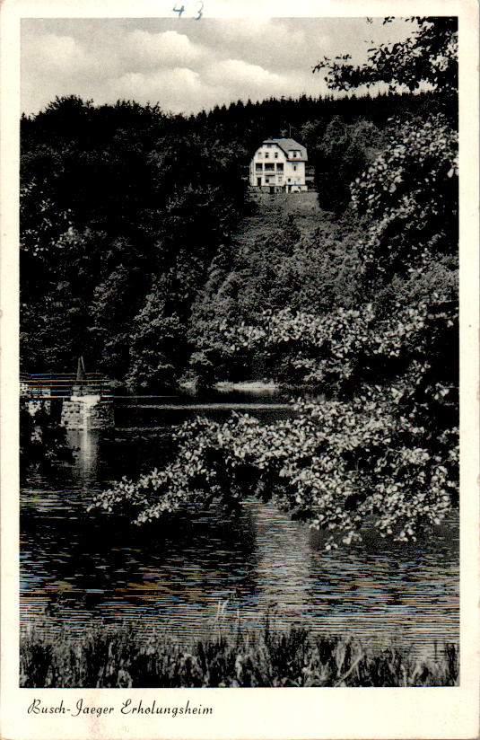 busch-jaeger erholungsheim an der jubachsperre, sauerland