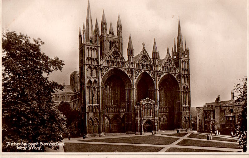 peterborough cathedral, west front