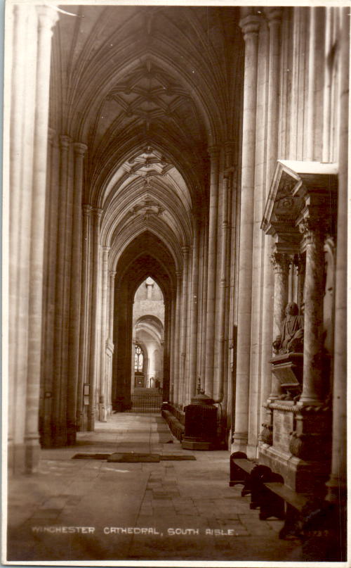 winchester cathedral, south aisle