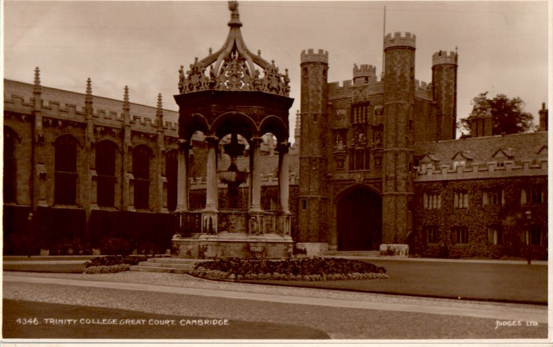 trinity college, great court, cambridge