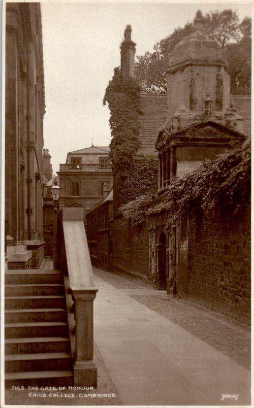 the gate of honour, caius college, cambridge