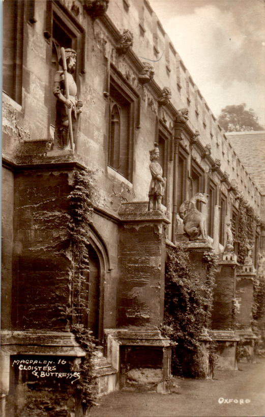 magdalen college, cloisters buttress