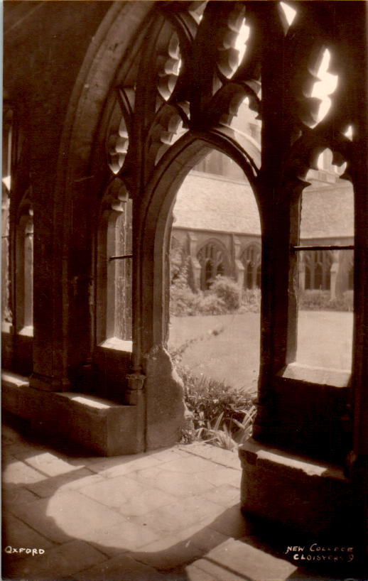 oxford, new college cloisters