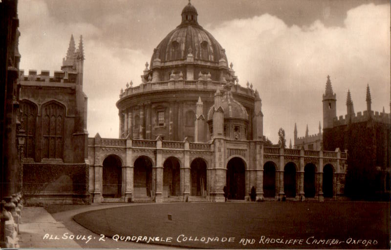 quadrangle collonade and radcliffe camera, oxford