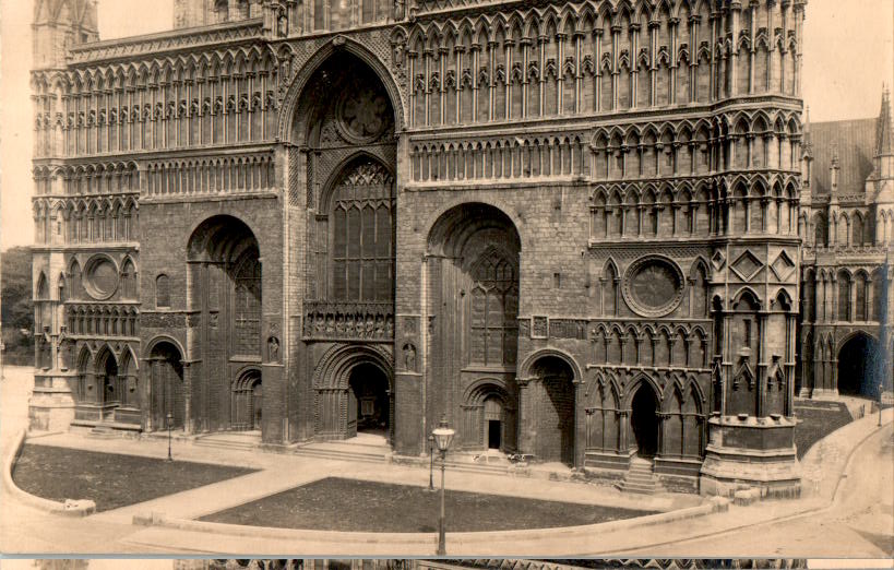 lincoln, old postcard