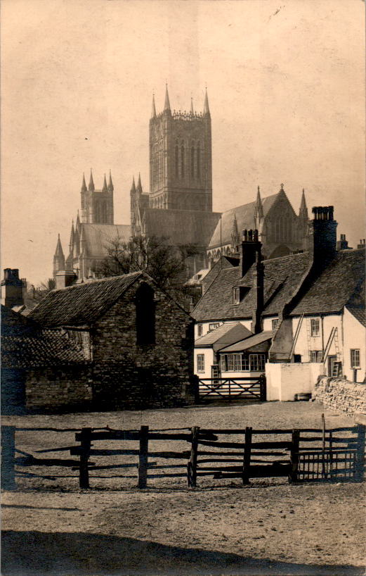 lincoln, old postcard