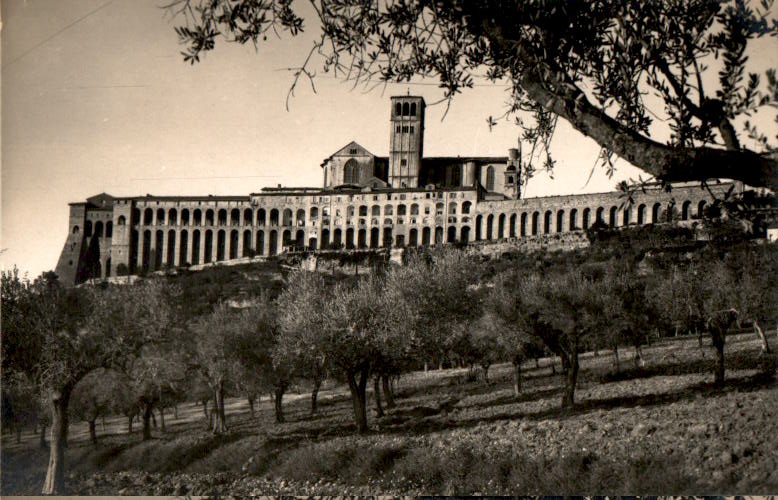 assisi, veduta generale dal convento di s. francesco