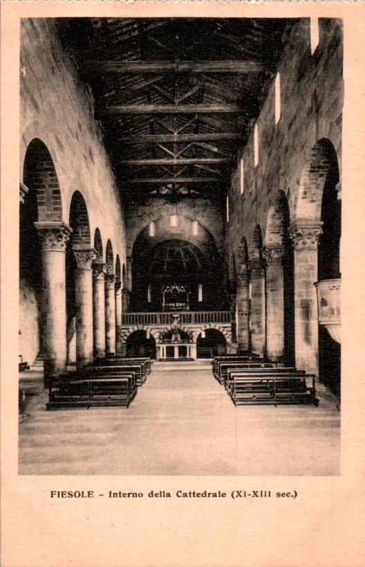 fiesole, interno della cattedrale