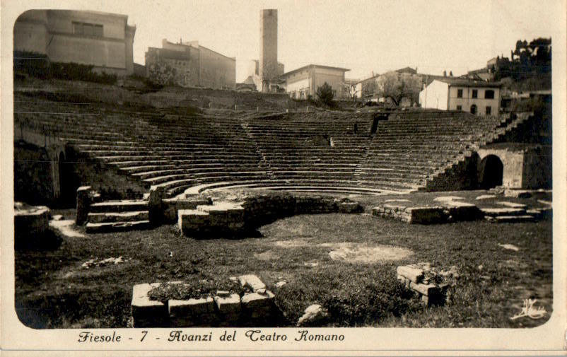 fiesole, avanzi del teatro romano