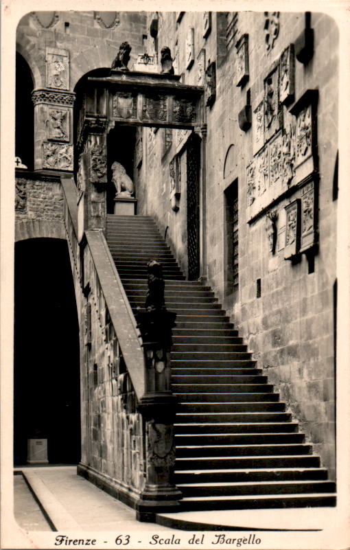 firenze, scala del bargello