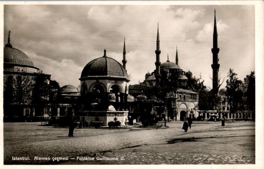 istanbul, fontaine guillaume, alaman cesmesi