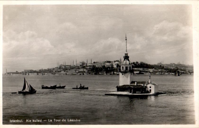 istanbul, kiz kulesi, la tour de léandre