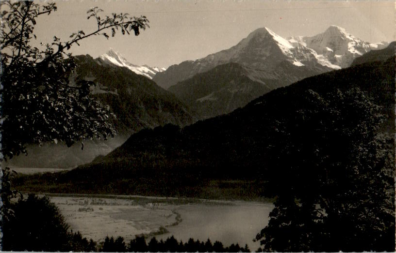 beatenberg, schreckhorn, eiger, mönch, thunersee