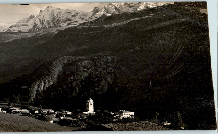 altes foto 1927, schweiz ortschaft, scanfehler