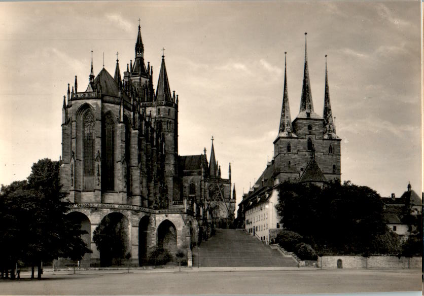 erfurt, dom und severi, 1934