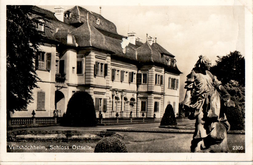 veitshöchheim, schloss ostseite