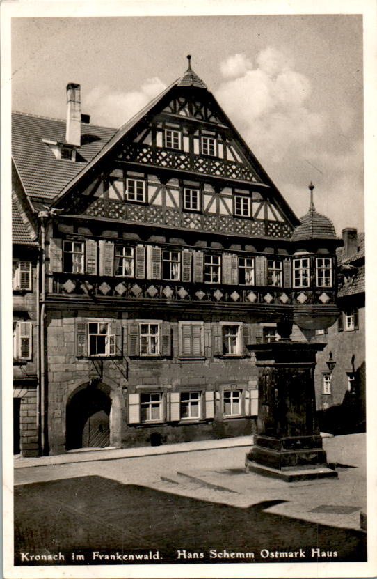 kronach, hans schemm ostmark haus