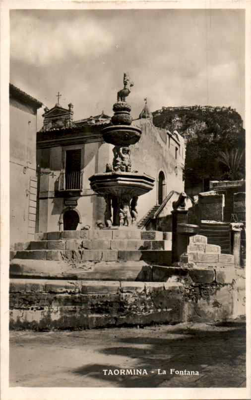 taormina, la fontana