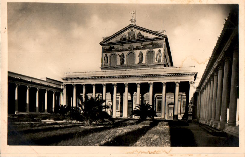 roma, basilica di s. paolo fuori le mura