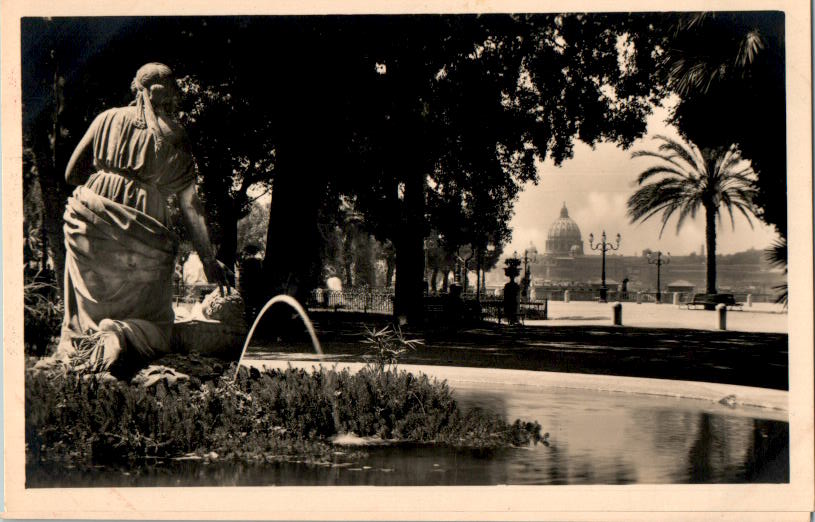 roma, pincio, fontana del mose