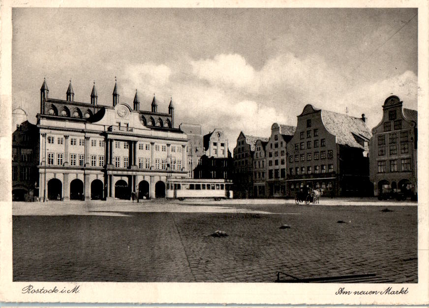 rostock, am neuen markt