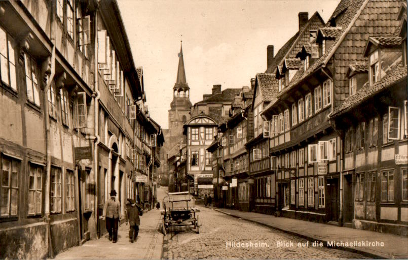 hildesheim, blick auf die michaeliskirche