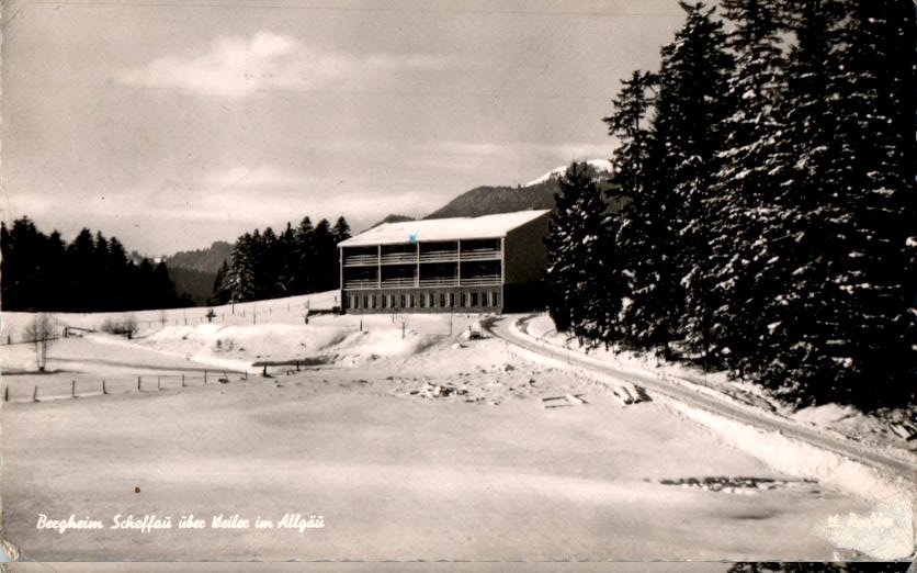 bergheim scheffau über weiler im allgäu, 1958