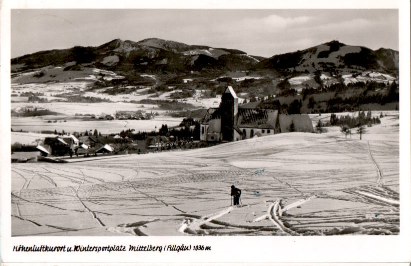 mittelberg/allgäu, 50er jahre