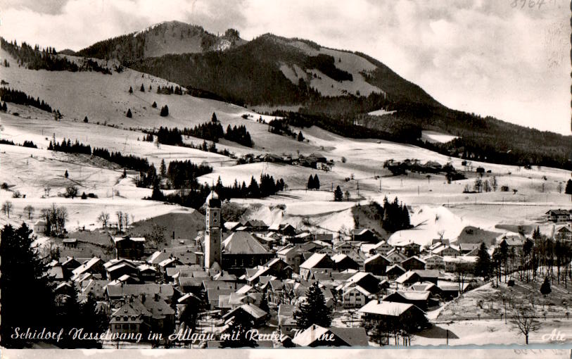 schidorf nesselwang im allgäu, 1965