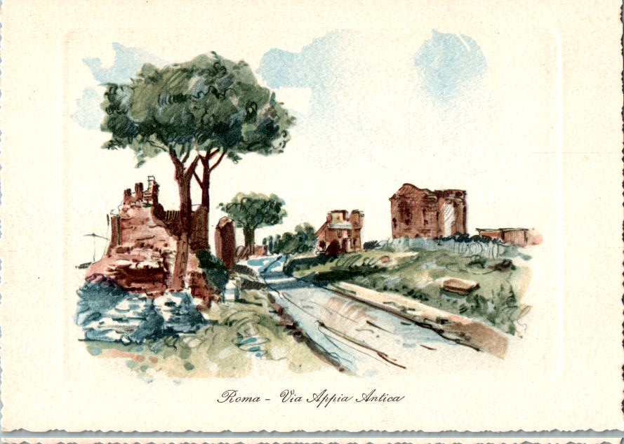 roma, via appia antica