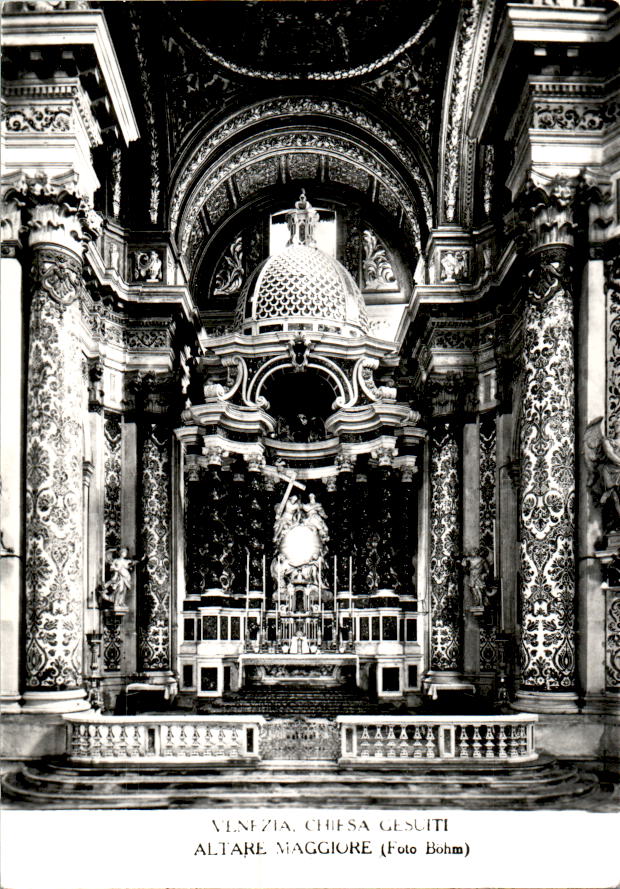 venezia, chiesa gesuiti, altare maggiore (foto böhm)