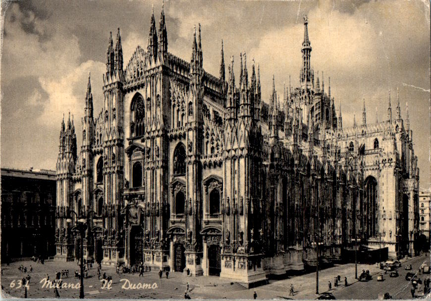 milano, il duomo, 1962