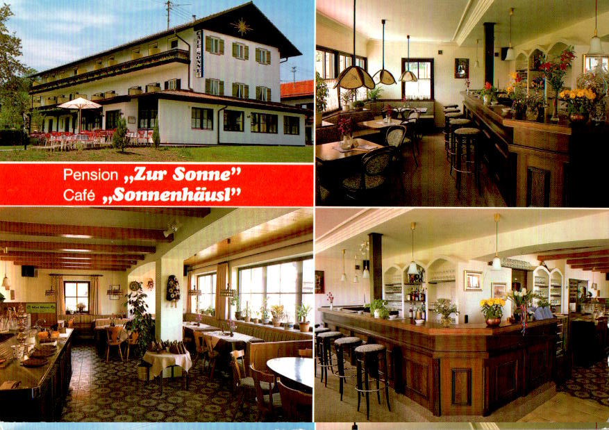 pension "zur sonne", café "sonnenhäusl", rimsting am chiemsee