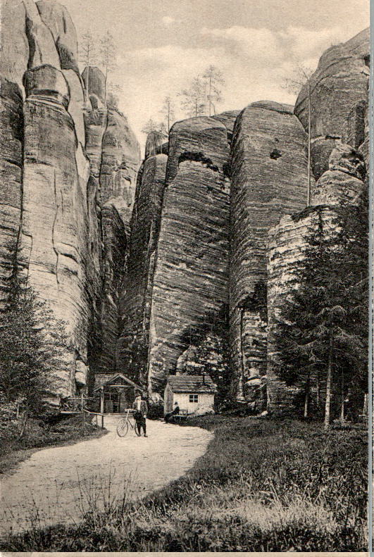 adersbacher felsen - eingang in die felsenstadt