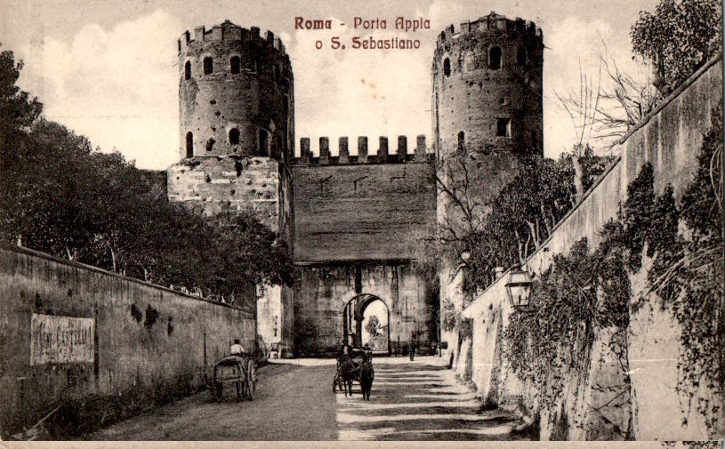 roma, porta appia o s. sebastiano