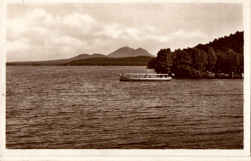 bad hirschberg, thammühl am see, motorboot "marie"