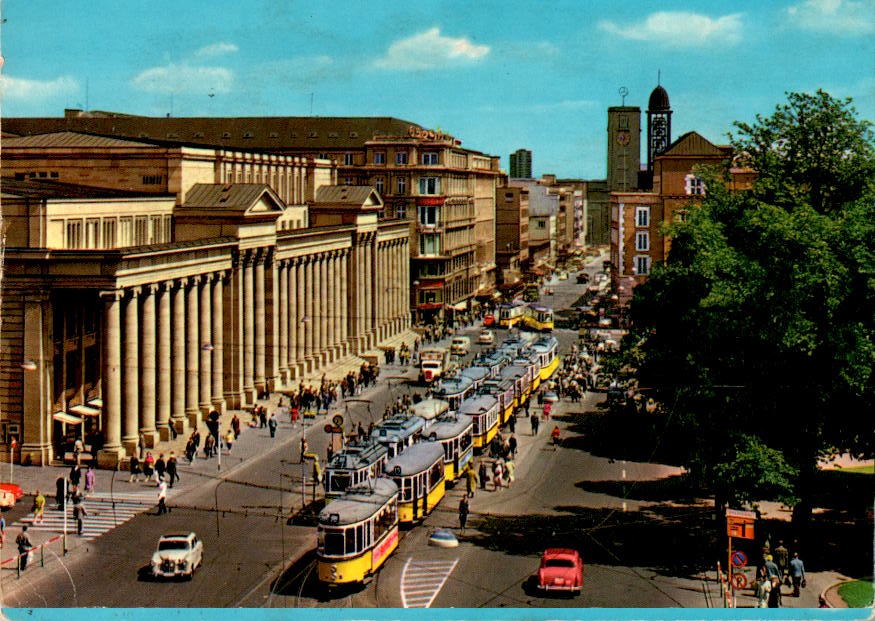 stuttgart, königstraße und königsbau