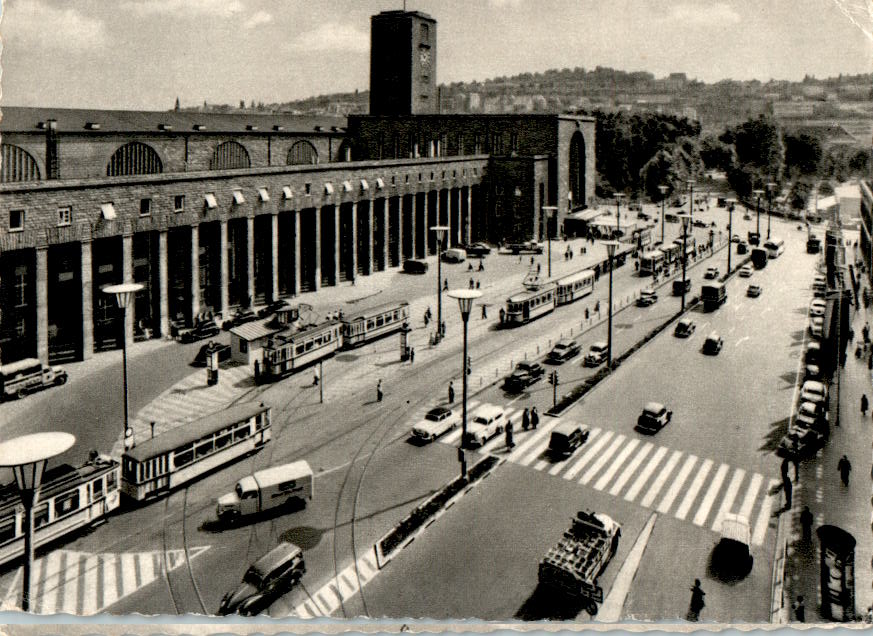 stuttgart, der bahnhof