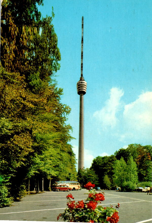 stuttgart, fernsehturm, scanfehler