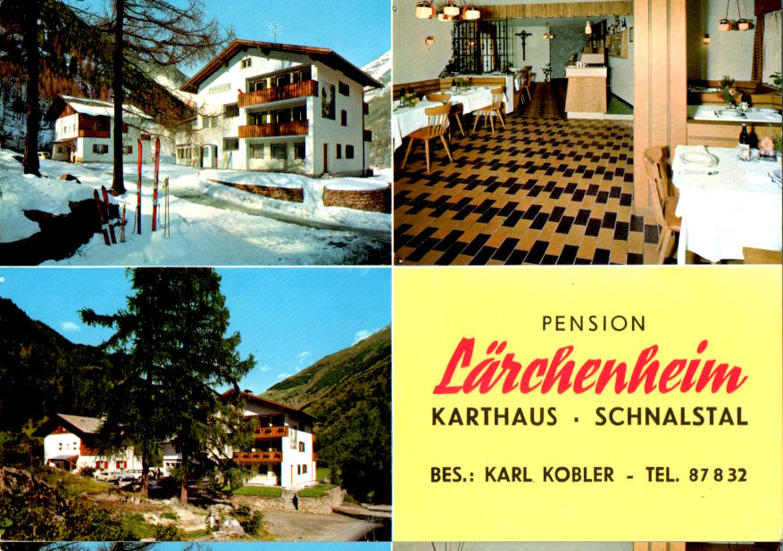 pension "lärchenheim", karthaus - schnalstal