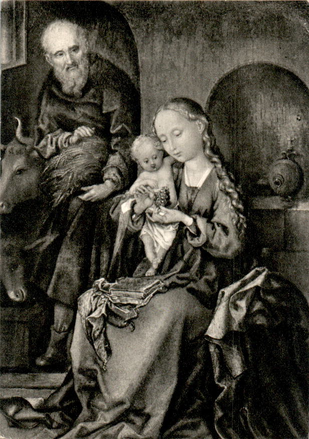 heilige familie, martin schongauer