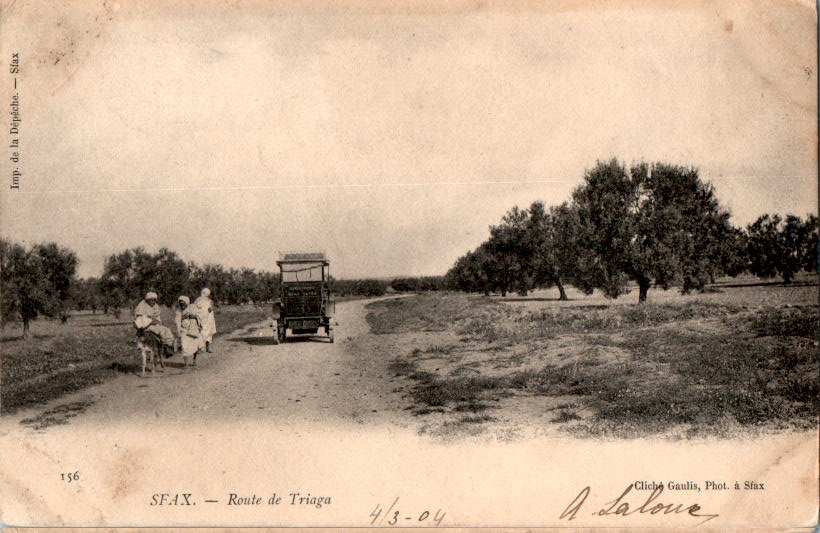 sfax, route de triaga, tunesien