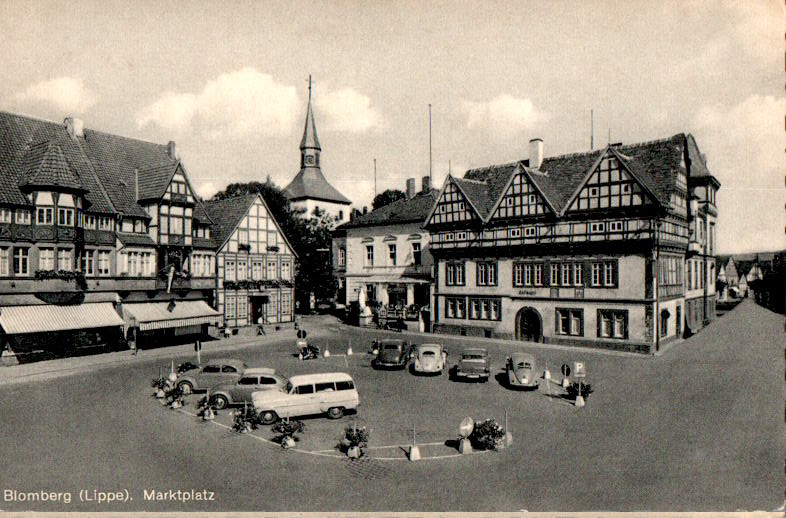 blomberg (lippe), marktplatz