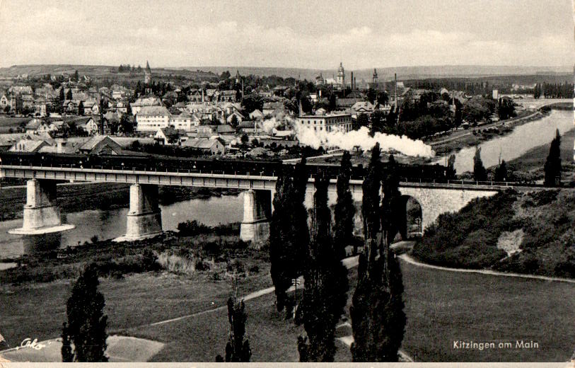 kitzingen am main mit brücke